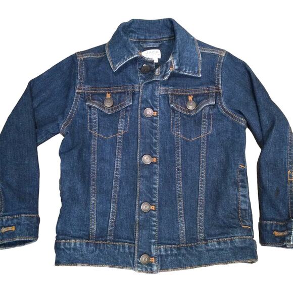 Janie and Jack Denim Trucker Jacket 3 to 4 - Picture 1 of 4
